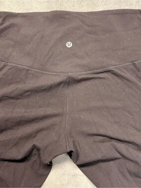 lululemon athletica Black Leggings with Center Back Logo